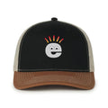 Logo Trucker Hat - Black, Stone & Brown