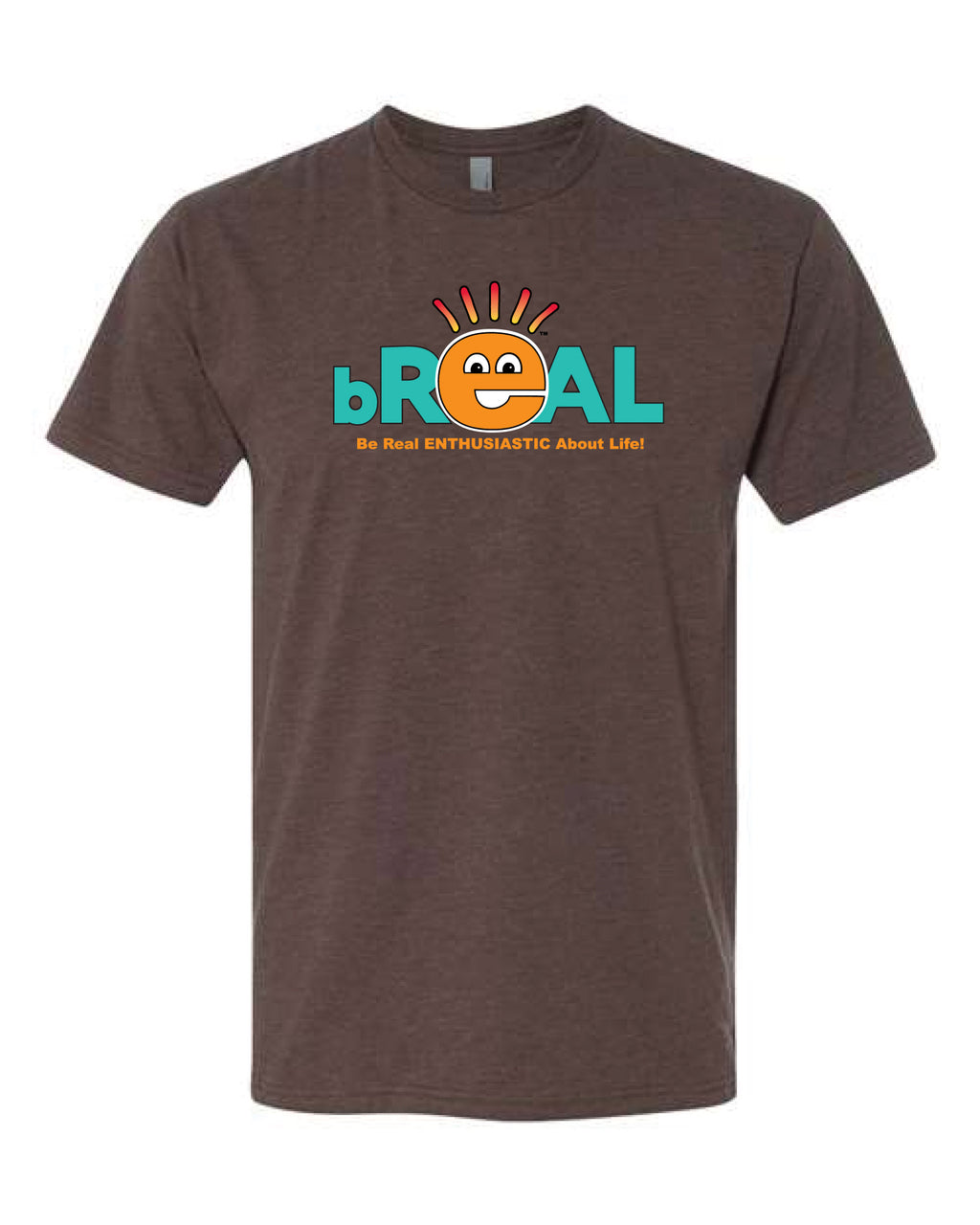 Retro Front Logo Brown T-Shirt