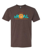 Retro Front Logo Brown T-Shirt