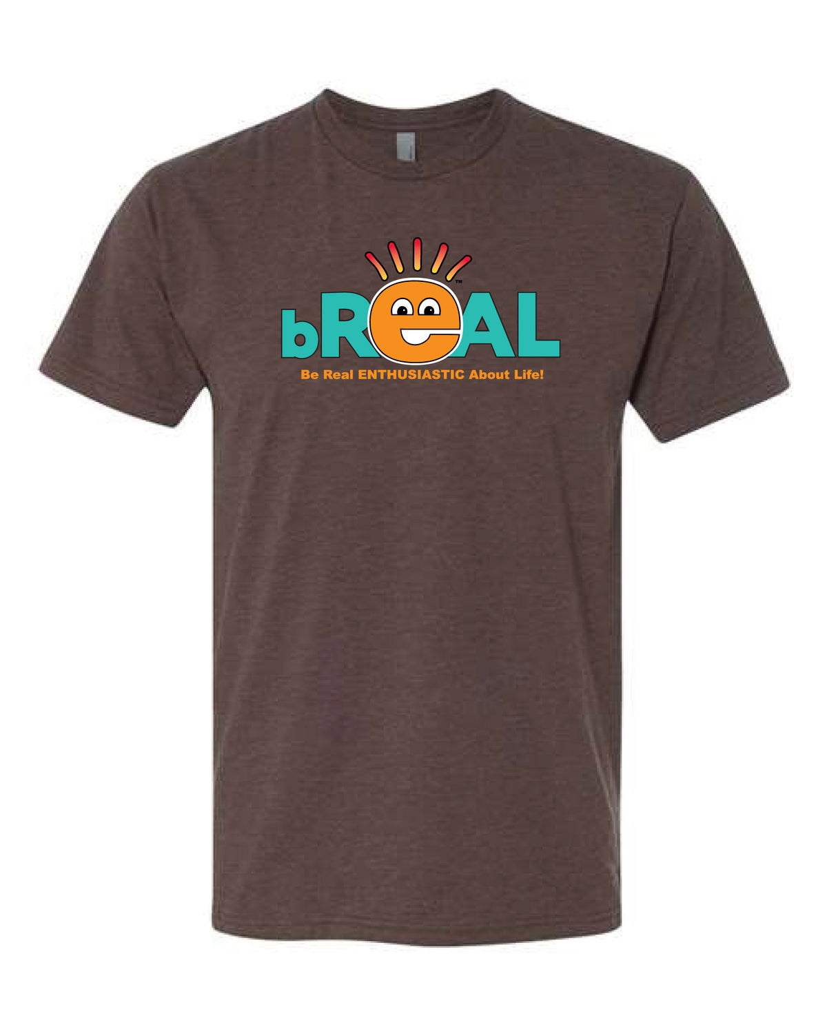 Retro Front Logo Brown T-Shirt