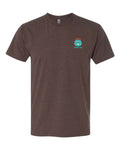 Retro Back Logo Brown T-Shirt