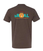Retro Back Logo Brown T-Shirt