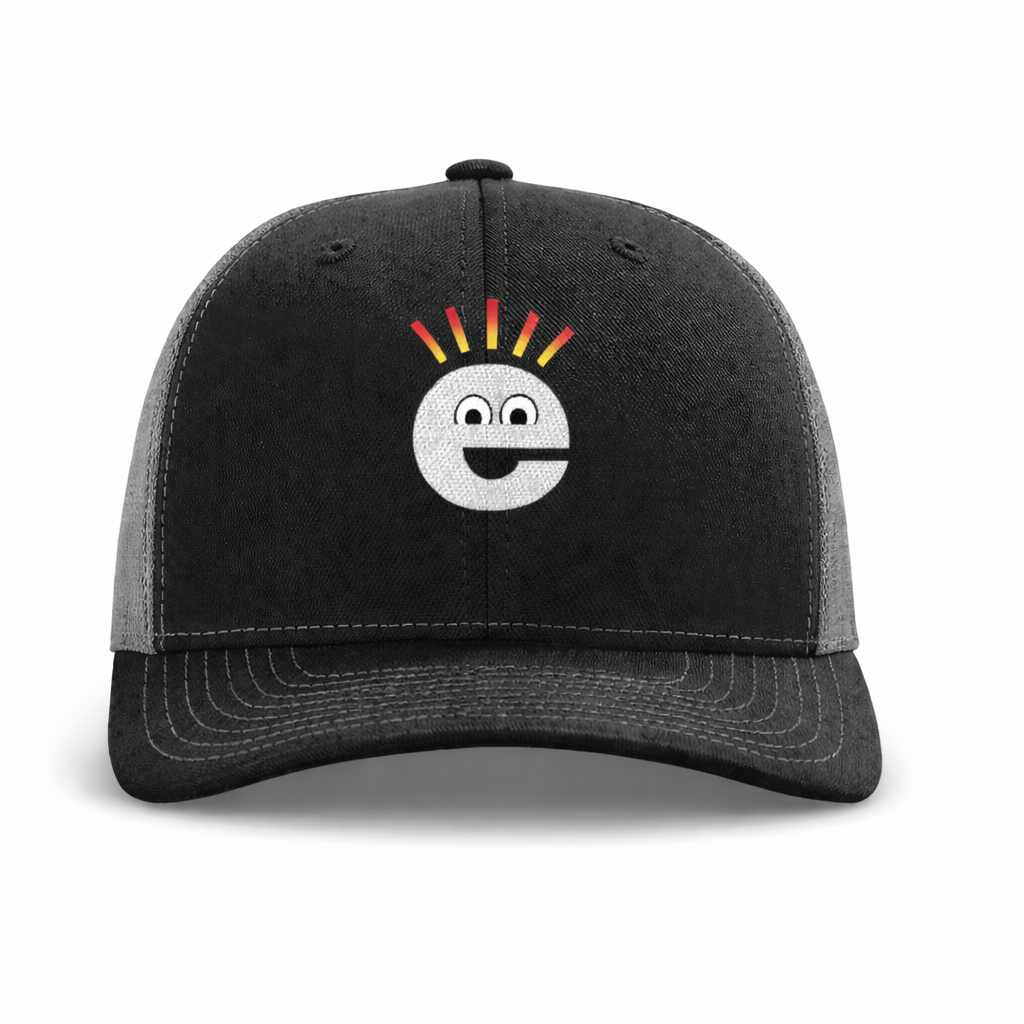 Logo Trucker Hat - Black