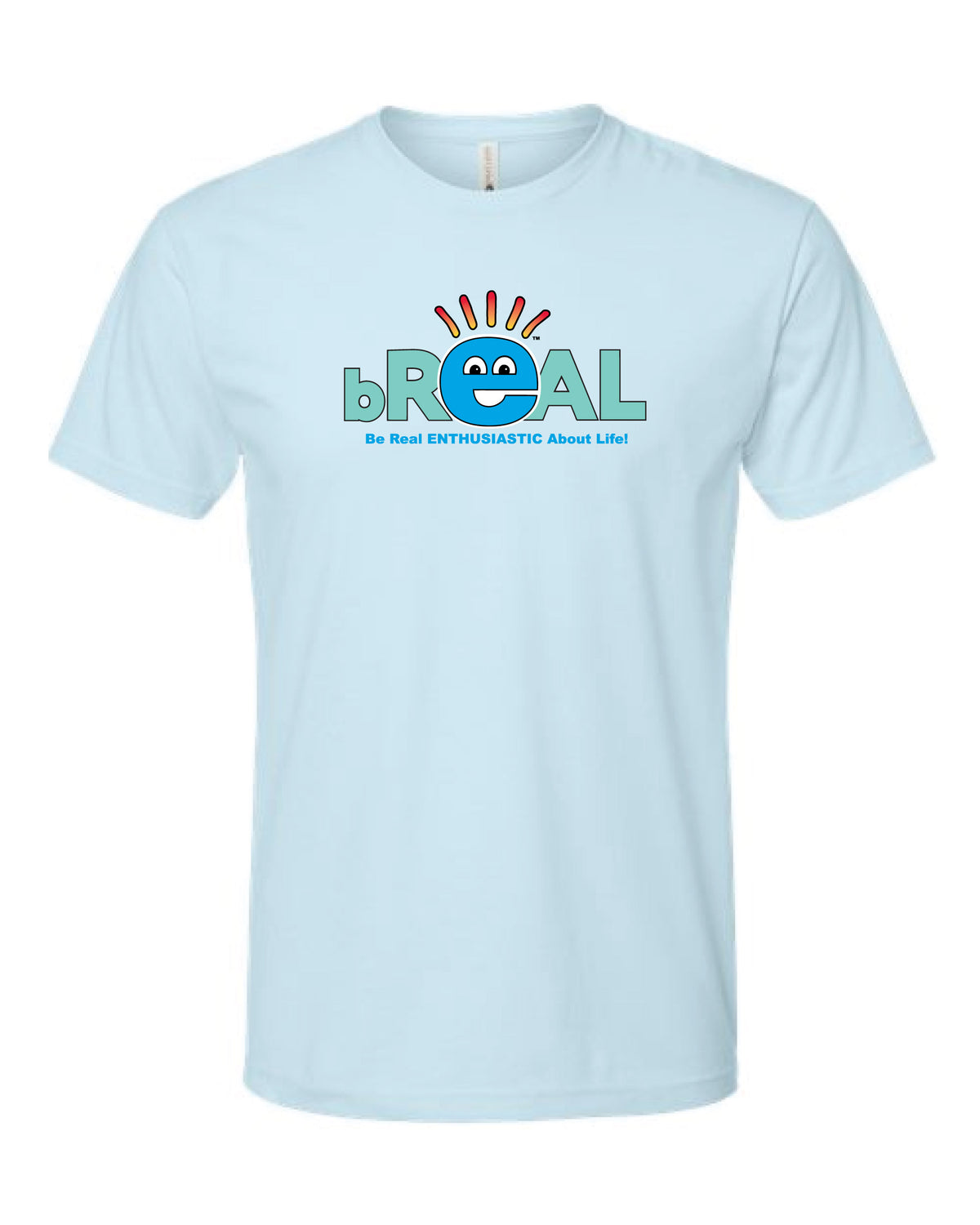 Light Blue Front Logo T-Shirt