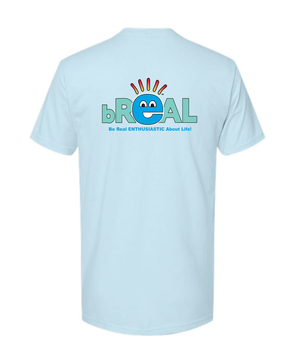 Light Blue Back Logo T-Shirt