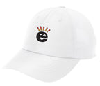 Logo Embroidered Perforated Cap - White