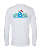 Long Sleeve Back Logo White T-Shirt