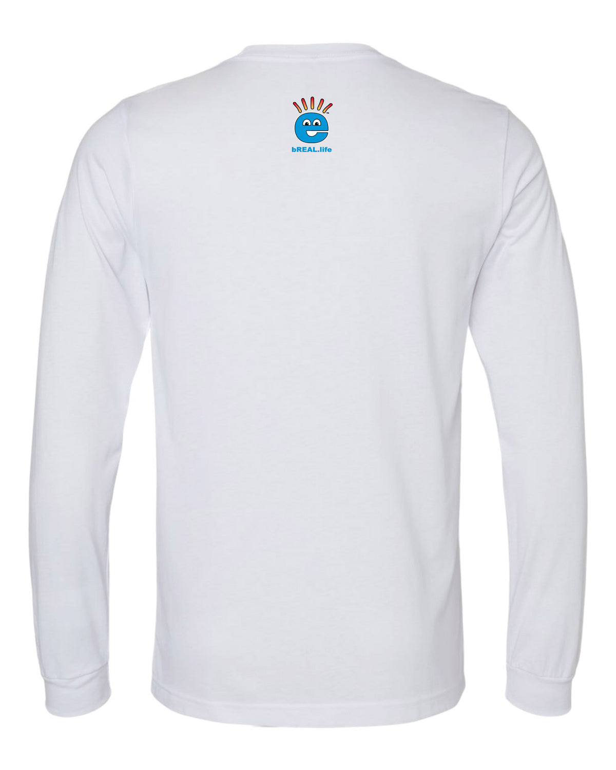 Long Sleeve Front Logo White T-Shirt