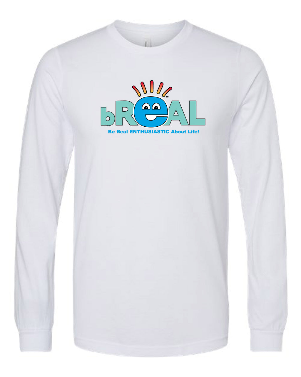 Long Sleeve Front Logo White T-Shirt