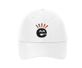 Logo Embroidered Perforated Cap - White