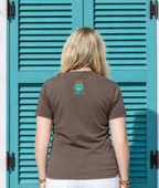 Retro Front Logo Brown T-Shirt